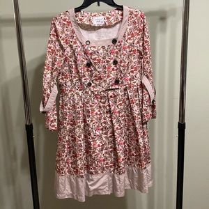 Floral Light Weight Seasonal Trench Coat